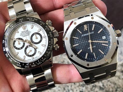 rolex daytona vs audemars piguet royal oak|rolex oder audemars.